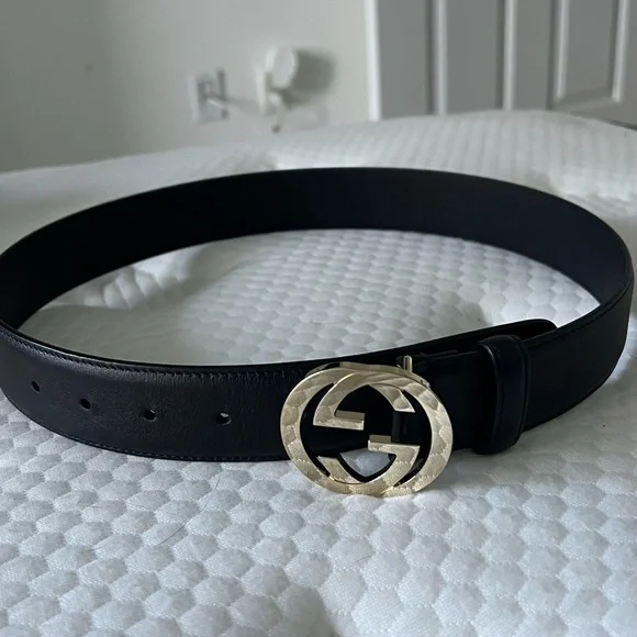 Gucci | Accessories | Gucci Black Leather Belt With Silver 
